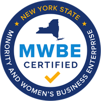 New York State MWBE Certified decal